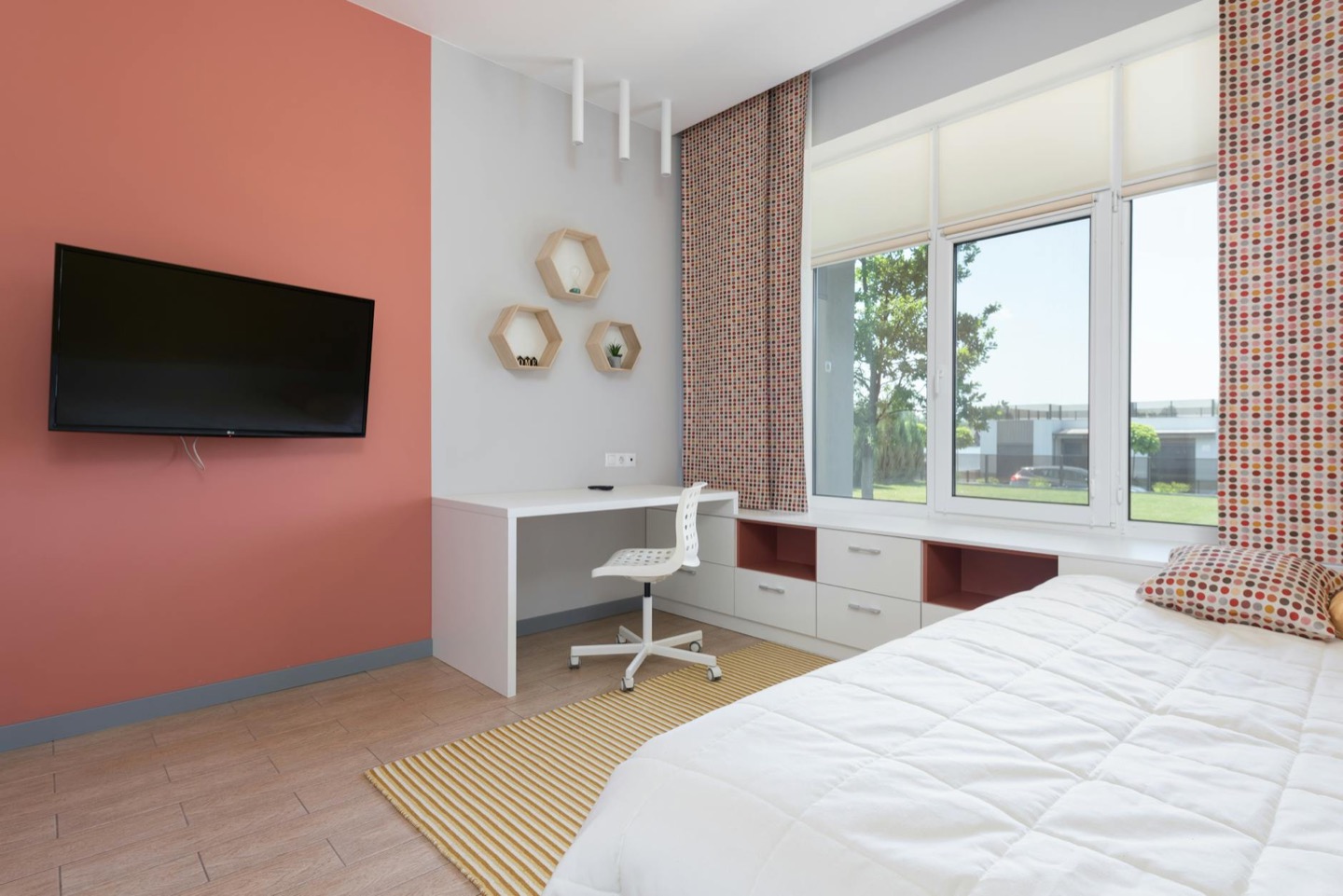 Airbnb listing before and after interior design improvements — after, restyled by Restage